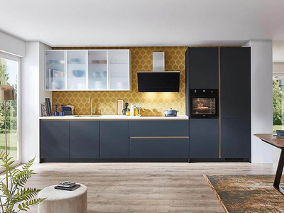Greeploze keuken fjordblauw