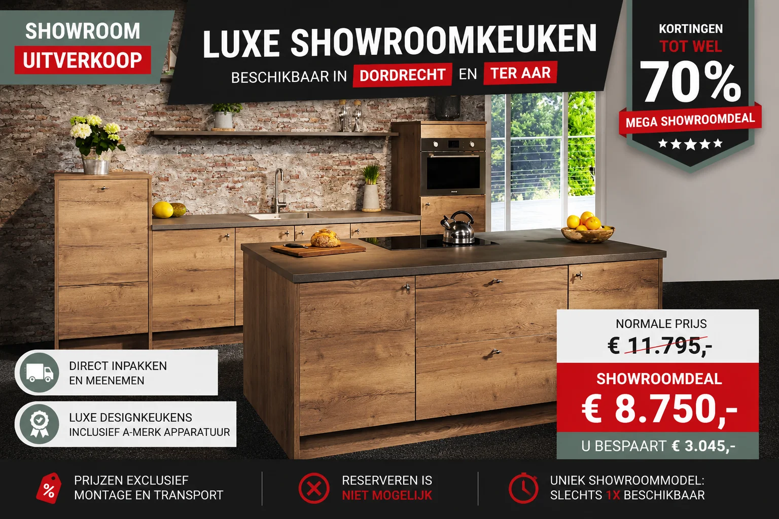 Showroomkeuken 60